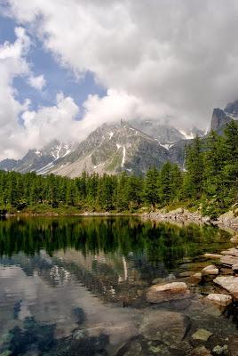 La Val Buscagna ed il Lago Nero.