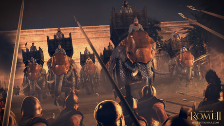 TWRII_Seleucid_armoured_elephant_charge