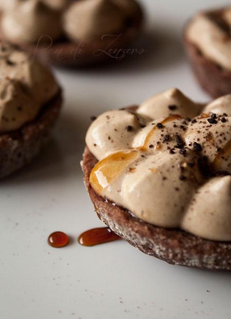 crostatina mousse cioccolato e orzo