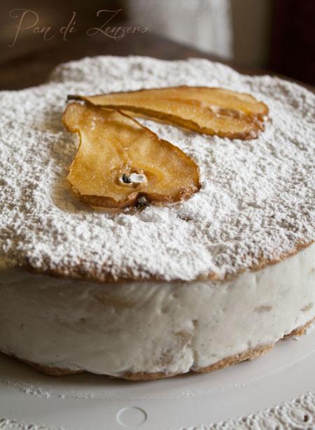 torta ricotta e pere