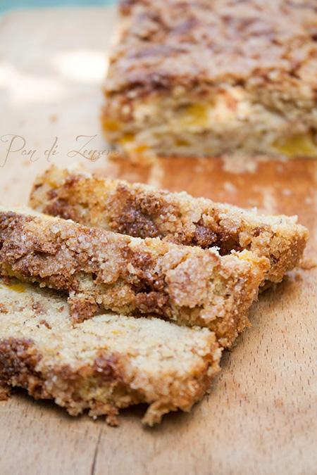 torta pesche amaretti mandorle