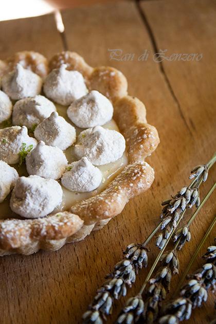 crostatina crema di lavanda e lime