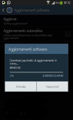 Galaxy Note 3 Aggiornamento firmware N9005XXUBMJ3