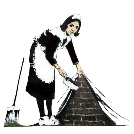 banksy-maid-canvas