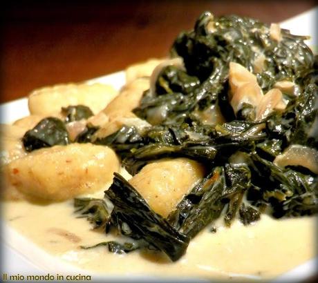 GNOCCHI di POLENTA con Taleggio e CAVOLO NERO