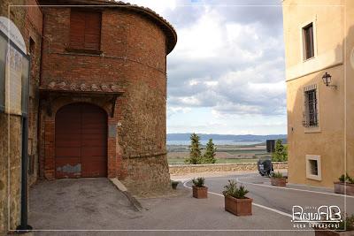 Il piccolo borgo di Panicale.