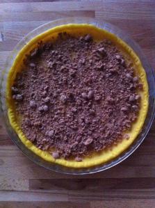 crostata ai cachi ed amaretti