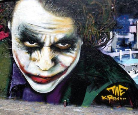 Ledger Joker Street Art