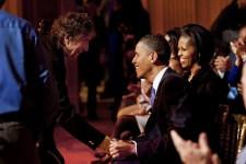 Bob Dylan with Barack Obama