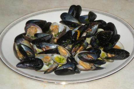 ricetta antipasto con cozze e vongole veraci