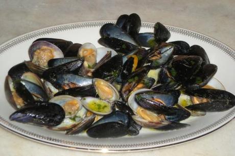 ricetta antipasto con cozze e vongole veraci