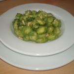 Gnocchi al pesto ripassati