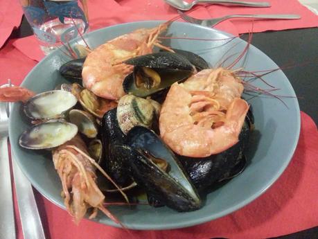 Soutè di cozze vongole e gamberoni