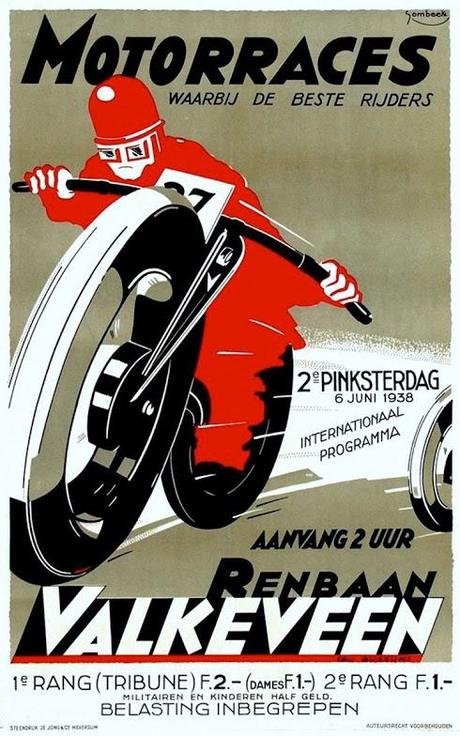 Vintage Motorcycle Art #6