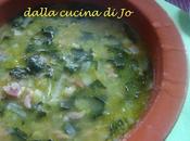 Zuppetta cavolo nero pastina farro