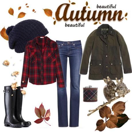Outfit autunnale, country, barbour