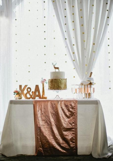 Rose and gold wedding ideas