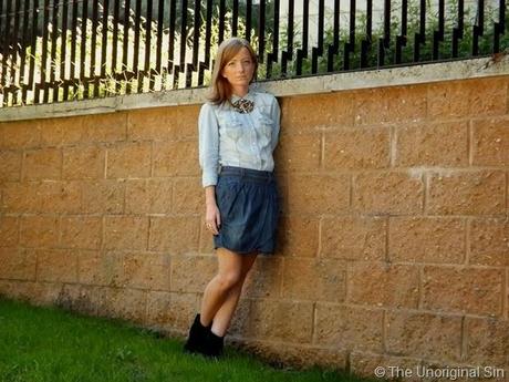 total denim, denim fashion, must have 14, stivaletti frange, statement necklace, fashion blogger roma, fashion blogger, fashion blog