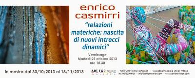 “Relazioni materiche: nascita di nuovi intrecci dinamici”