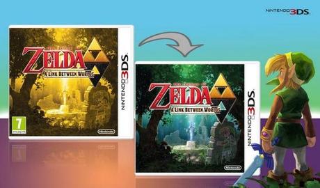 The Legend of Zelda: A Link Between Worlds: la copertina reversibile