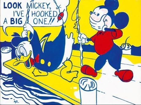 Look Mickey (1961) - Olio su tela - 121,9 cm x 175,3 cm Roy Lichtenstein a Parigi: la Pop Art in Mostra