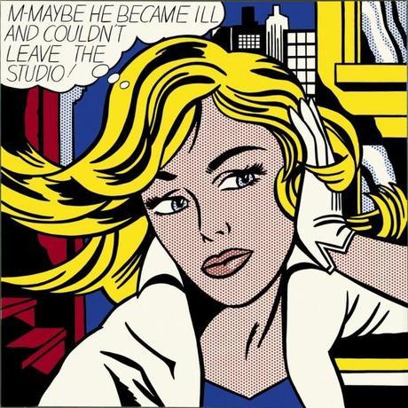 M-Maybe (1965) - Olio e acrilico su tela - 152,4 cm x 152,4 cm Roy Lichtenstein a Parigi: la Pop Art in Mostra