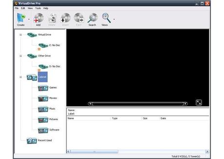 virtualdrive 6 VirtualDrive Pro Manager 16 Gratis con Licenza: Emulatore virtuale di CD e DVD [Windows App]