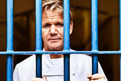 Chef Ramsay dietro le Sbarre per cucinare con i detenuti di Brixton da stasera su Real Time
