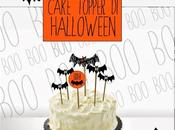 Topper torte cake Halloween scaricare!