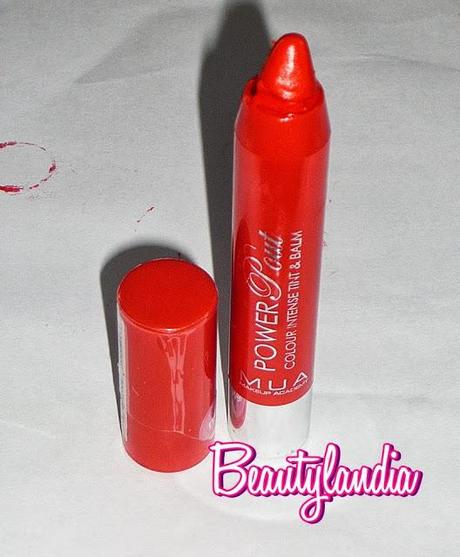 MUA - Lip Colour Tint Power Pout in Runway (swatch e review) -