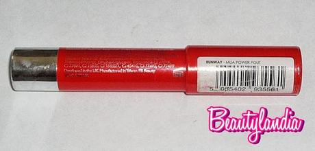 MUA - Lip Colour Tint Power Pout in Runway (swatch e review) -