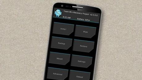 lg g2 twrp custom recovery Come installare la Recovery TWRP su LG G2 D802