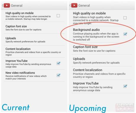 YouTube Background Audio 640x533 Download YouTube 5.2.27 APK per Android in esclusiva