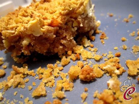 Crumble integrale di melanzane croccanti in crema di ricotta e la rivelazione di un debole