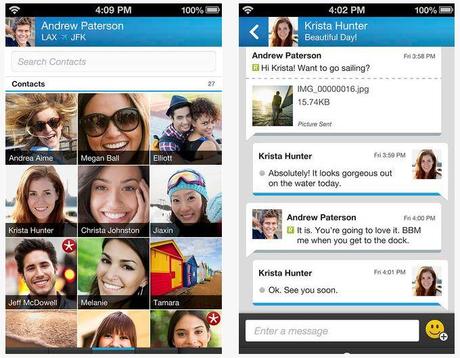 BlackBerry BBM per iOS