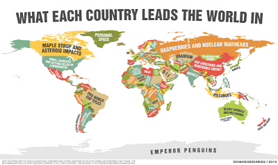 I primati di tutti i paesi del mondo: una mappa