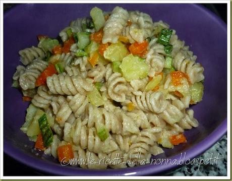 Tortiglioni integrali con patate, carote e zucchine (9)