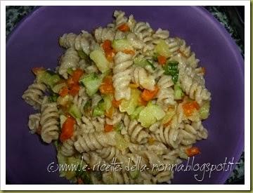 Tortiglioni integrali con patate, carote e zucchine (8)