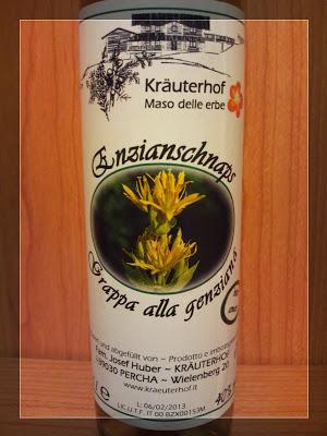 Grappa alla Genziana Enzianschnaps Kräuterhof Hauser - Maso delle erbe