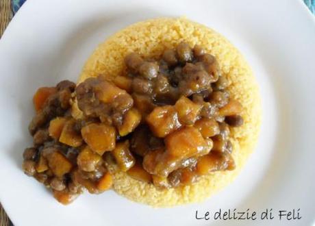 cous cous con roveja e zucca