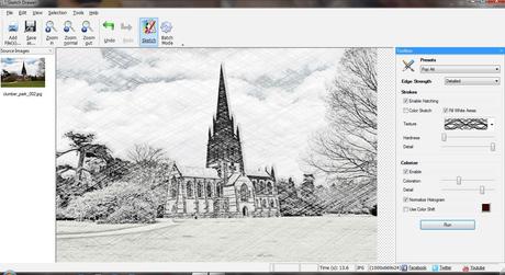 highres sketch drawer screenshot 1 1361956449 Sketch Drawer v1.3 Gratis con Licenza: Trasforma le tue foto in schizzi applicando splendidi effetti [Windows App]
