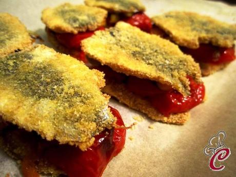 Sandwiches di sardine con pomodori caramellati: non c'è allievo, non c'è maestro, ma la sfida è superata