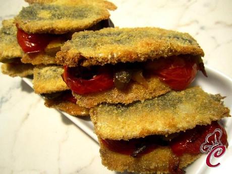 Sandwiches di sardine con pomodori caramellati: non c'è allievo, non c'è maestro, ma la sfida è superata