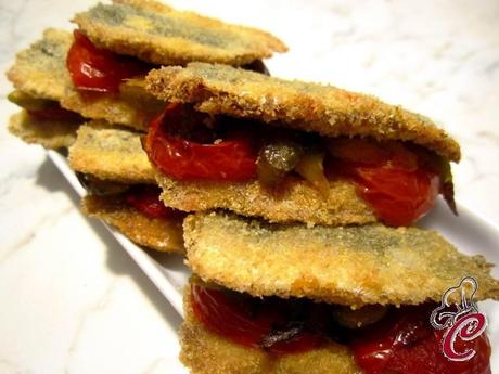 Sandwiches di sardine con pomodori caramellati: non c'è allievo, non c'è maestro, ma la sfida è superata