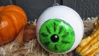 Speciale Halloween: eyeball ornament craft tutorial!