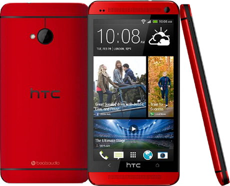 HTC One glamour red1 Finalmente arriva Android 4.3 con Sense 5.5 per HTC One anche in Italia