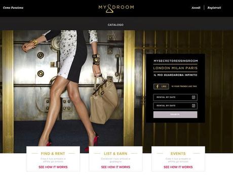 MYSDROOM.COM UN NUOVO MODO DI NOLEGGIARE ABITI