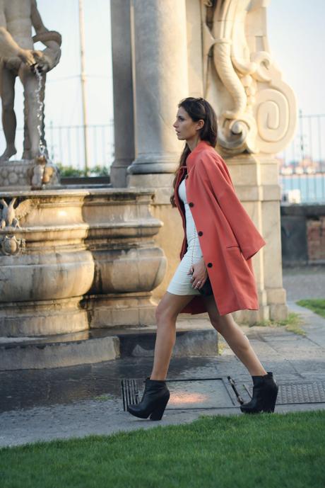 OVERSIZE COAT BY ZALANDO outfit 2  zara zalando winter wedge vic matié studded bag shoes Ray Ban oversized coat outfit moda lovehandmade love italy foto fashion blog fall clubmaster barbara valentina grimaldi 2013 