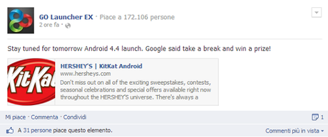 2 Android 4.4 KitKat e il Nexus 5 saranno presentati domani?