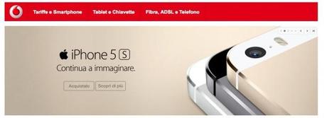 vodafone iphone 5s1 614x223 Ecco le offerte di Vodafone per comprare iPhone 5C e iPhone 5S